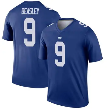 Cole Beasley Men's Nike Royal New York Giants Classic Custom Game Jersey Size: Large