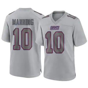 Limited Men's Eli Manning White Road Jersey - #10 Football New York Giants  Vapor Untouchable Size 40/M