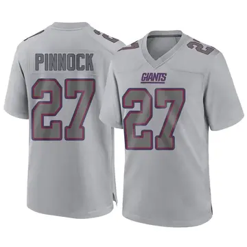 Women's Nike Jason Pinnock Royal New York Giants Game Player Jersey