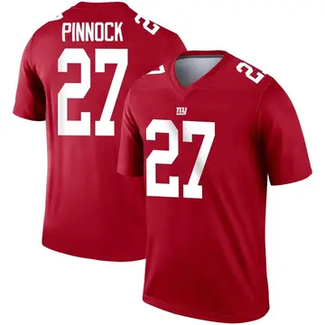 Women's Nike Jason Pinnock Royal New York Giants Game Player Jersey