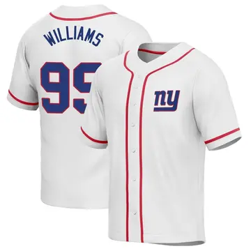 Leonard Williams Men's Nike Royal New York Giants Custom Game Jersey Size: 4XL