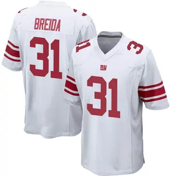 Men's Nike Matt Breida Royal New York Giants Game Jersey Size: 4XL