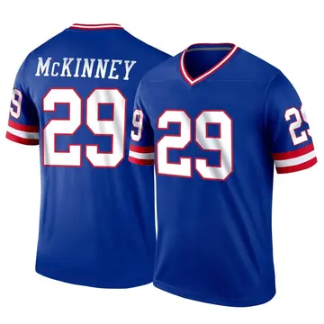 New York Giants Xavier McKinney #29 Nike Royal Official NFL Player Game  Jersey